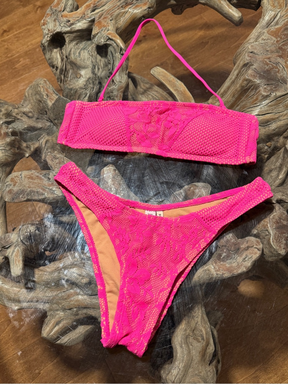 HOT Pink Lace Bikini Set 💗